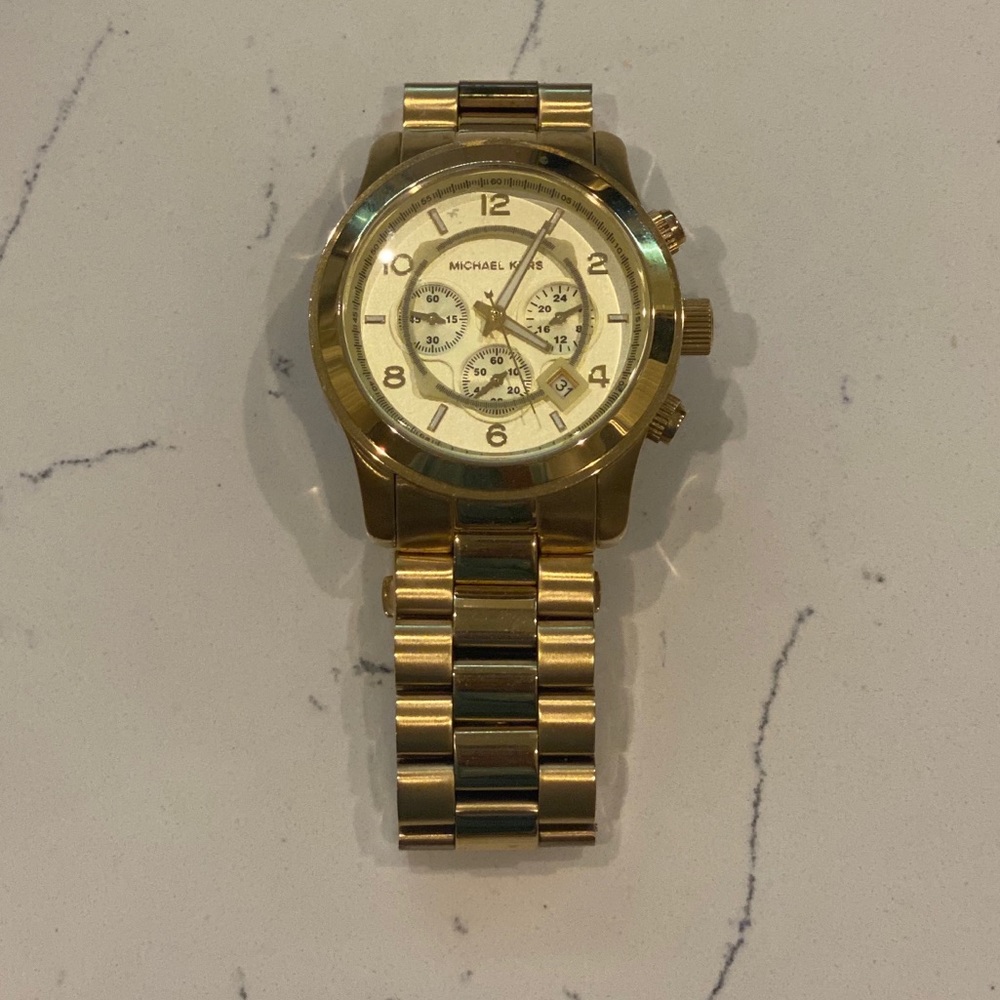 Michael Kors Gold Oversized Watch